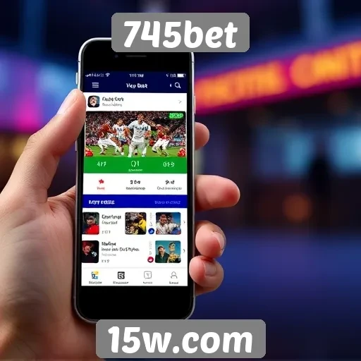 Interface e usabilidade do site 745bet em dispositivos móveis